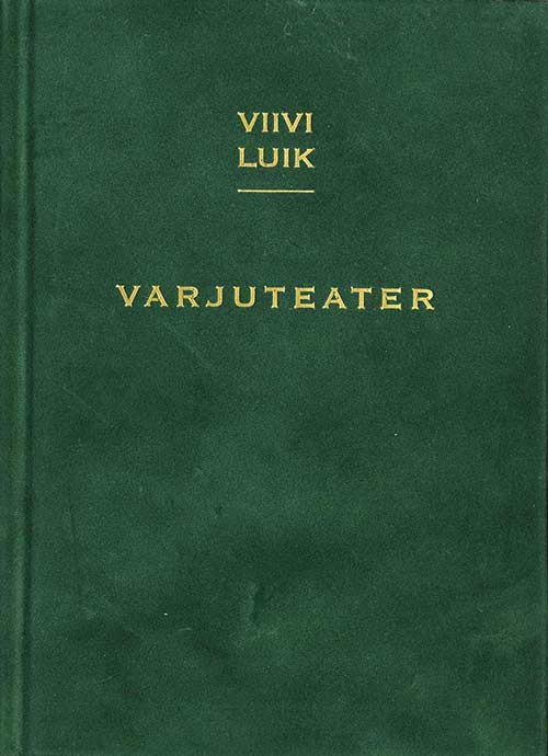 Varjuteater -teoksen kansi